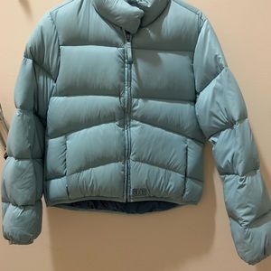 Puffer boys jacket light blue